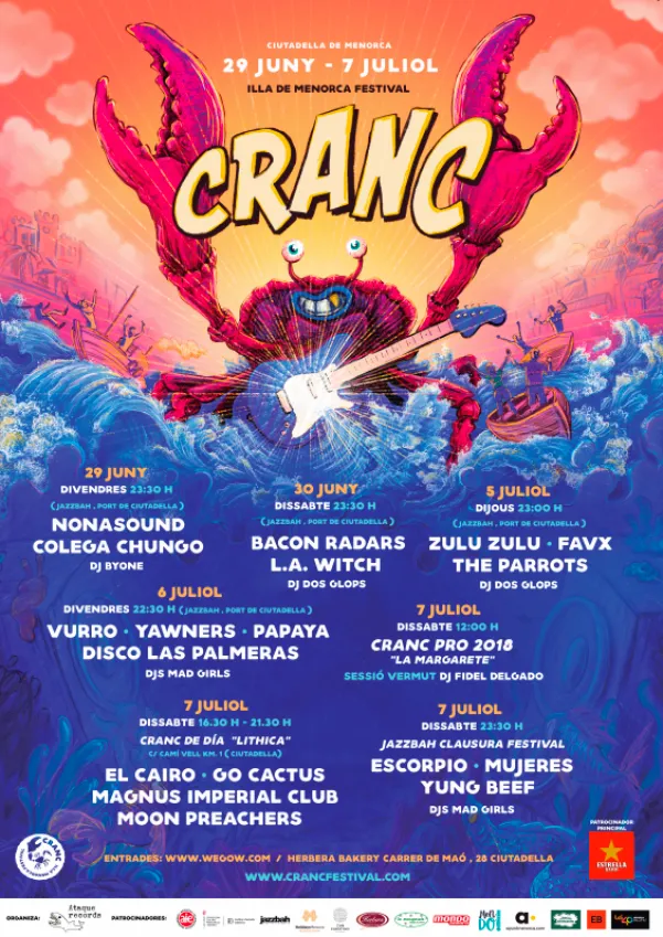 Cranc Festival Illa de Menorca 2018 - Otras ediciones