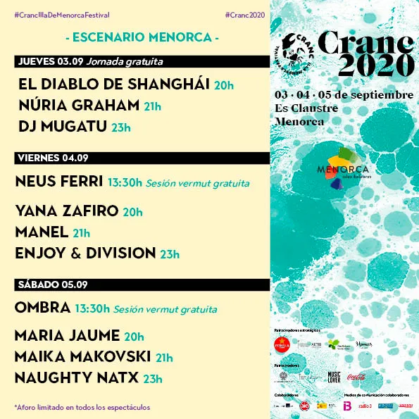 Cranc Festival Illa de Menorca 2020
