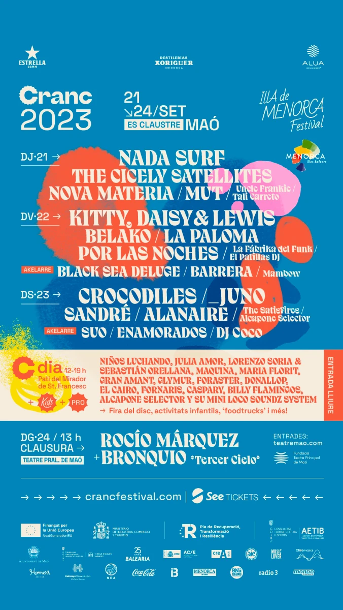 Cranc Festival Illa de Menorca 2023