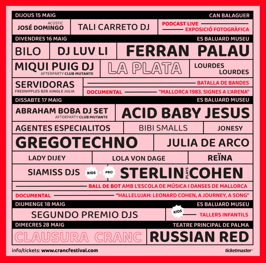 Cranc Illa de Menorca Festival 2025