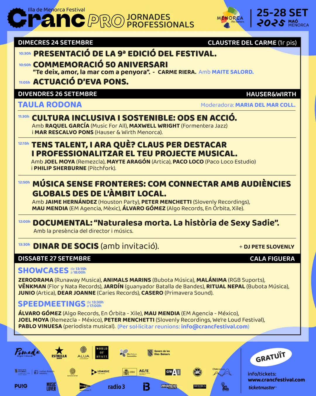 cranc-pro-cartell-menorca-2025 Cartell Cranc PRO - Illa de Menorca Festival