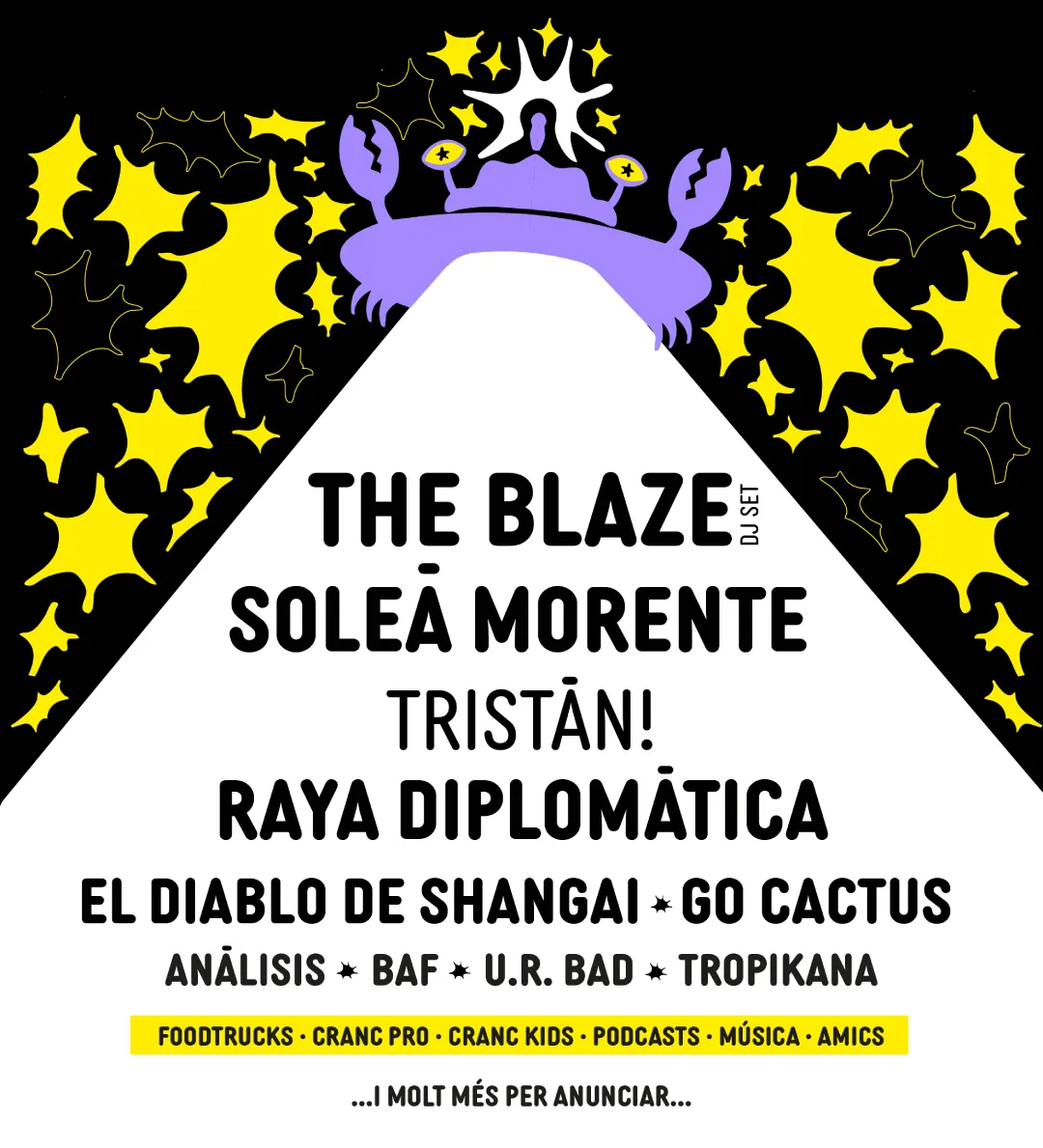 Cartell Cranc Illa de Menorca Festival 2026