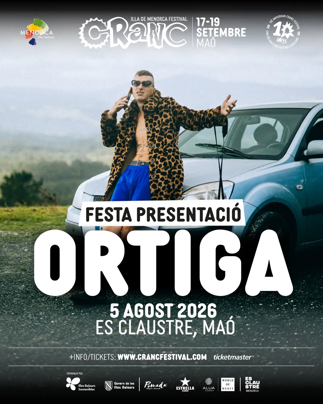 Ortiga - Festa presentació - Cranc Illa de Menorca Festival